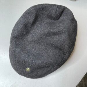 City Sport Caps Wool Blend Flat Cap Newsboy Hat Charcoal Gray Size‎ 61 Alpaca